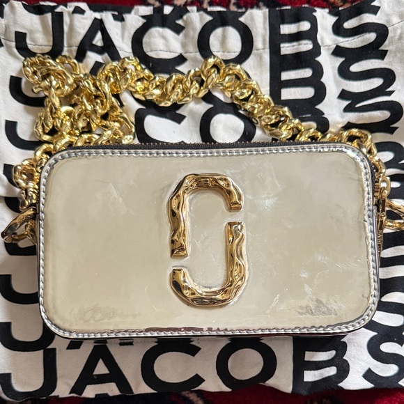 Marc Jacobs Handbags - Marc Jacob's Gold and Silver Snapshot Bag